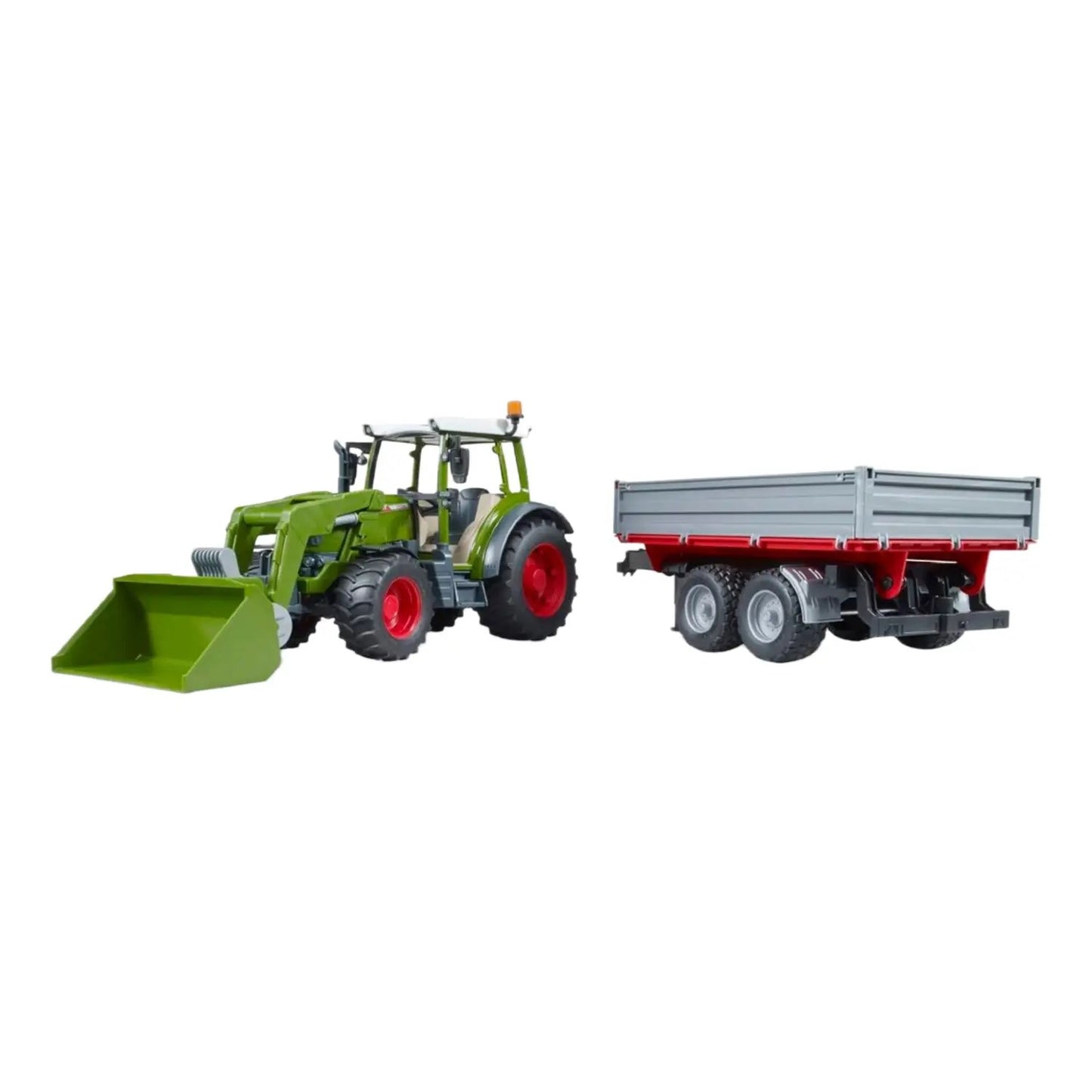 Bruder Fendt Vario 211 Kepçeli Traktör & Römork BR02182
