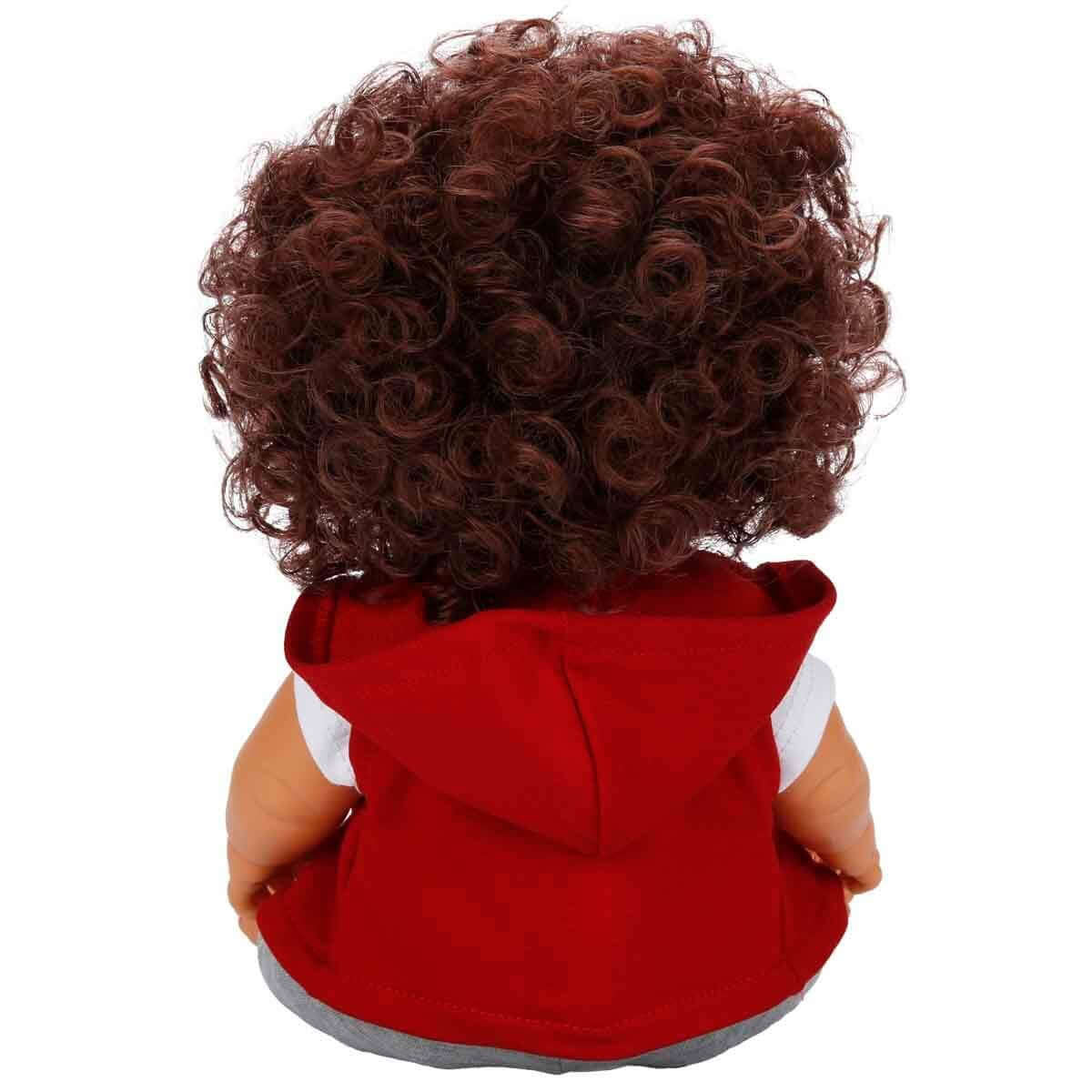 Dollz n More Curly Bebek 35 Cm Kurukafa Tişörtlü