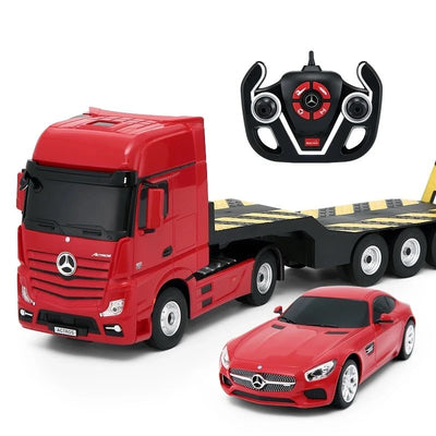 Rastar Mercedes-Benz Actors ve AMG GT Uzaktan Kumandalı Tır seti, RC kamyon ve spor araba.