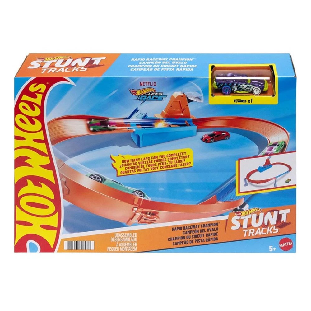 Hot Wheels Şampiyonluk Parkuru Yarış Pisti Rapid Raceway