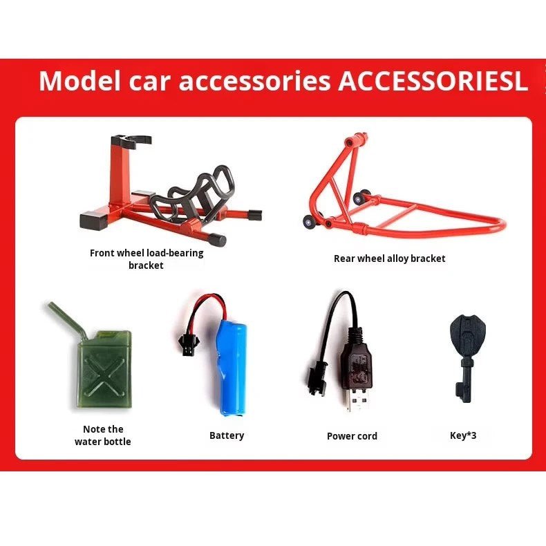 1:6 Ducati Panigale V4 SP2 Model Motosiklet Sesli Işıklı ve Hareketli - Roket Oyuncak