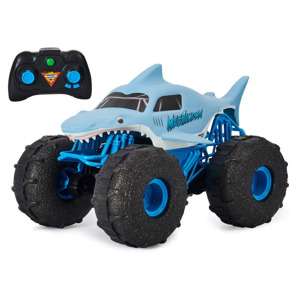 Monster Jam Megalodon Storm Uzaktan Kumandalı Araba, uzaktan kumanda ile kontrol edilebilen çamurda gidebilen oyuncak araba.