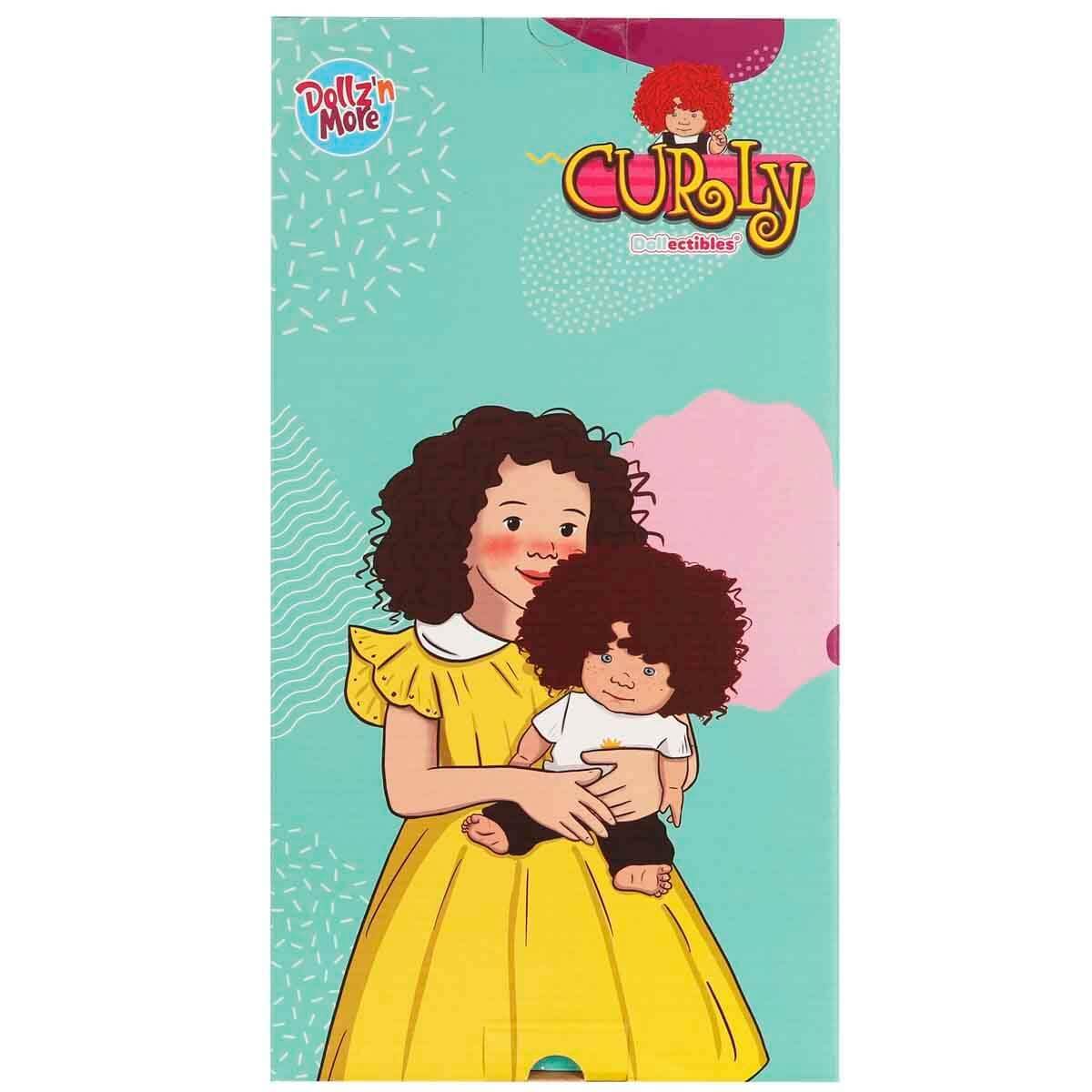 Dollz n More Curly Bebek 35 Cm Kulaklık Tişörtlü