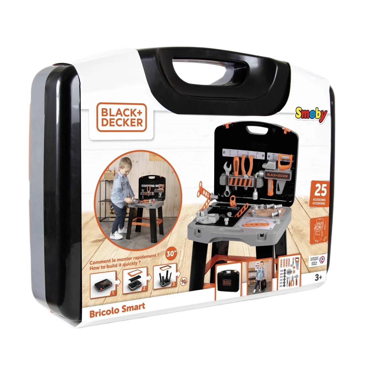 Smoby Black + Decker Bricolo Akıllı Çalışma Tezgahı