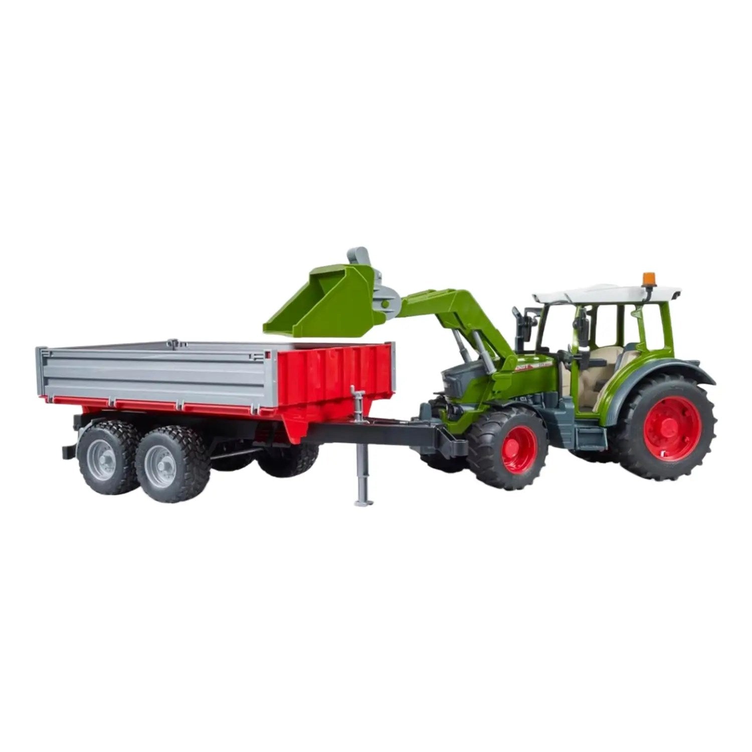 Bruder Fendt Vario 211 Kepçeli Traktör & Römork BR02182