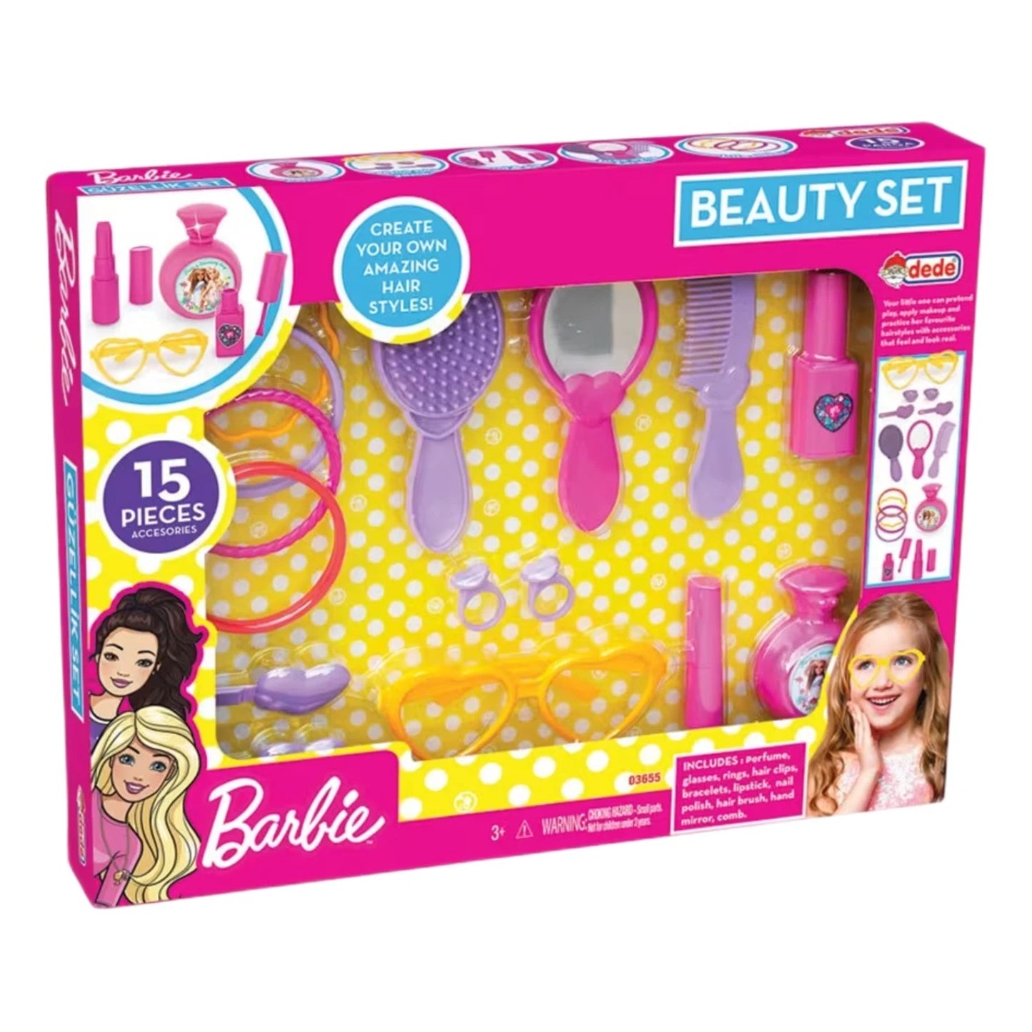 Dede Barbie Kutulu Güzellik Seti 15 Parça