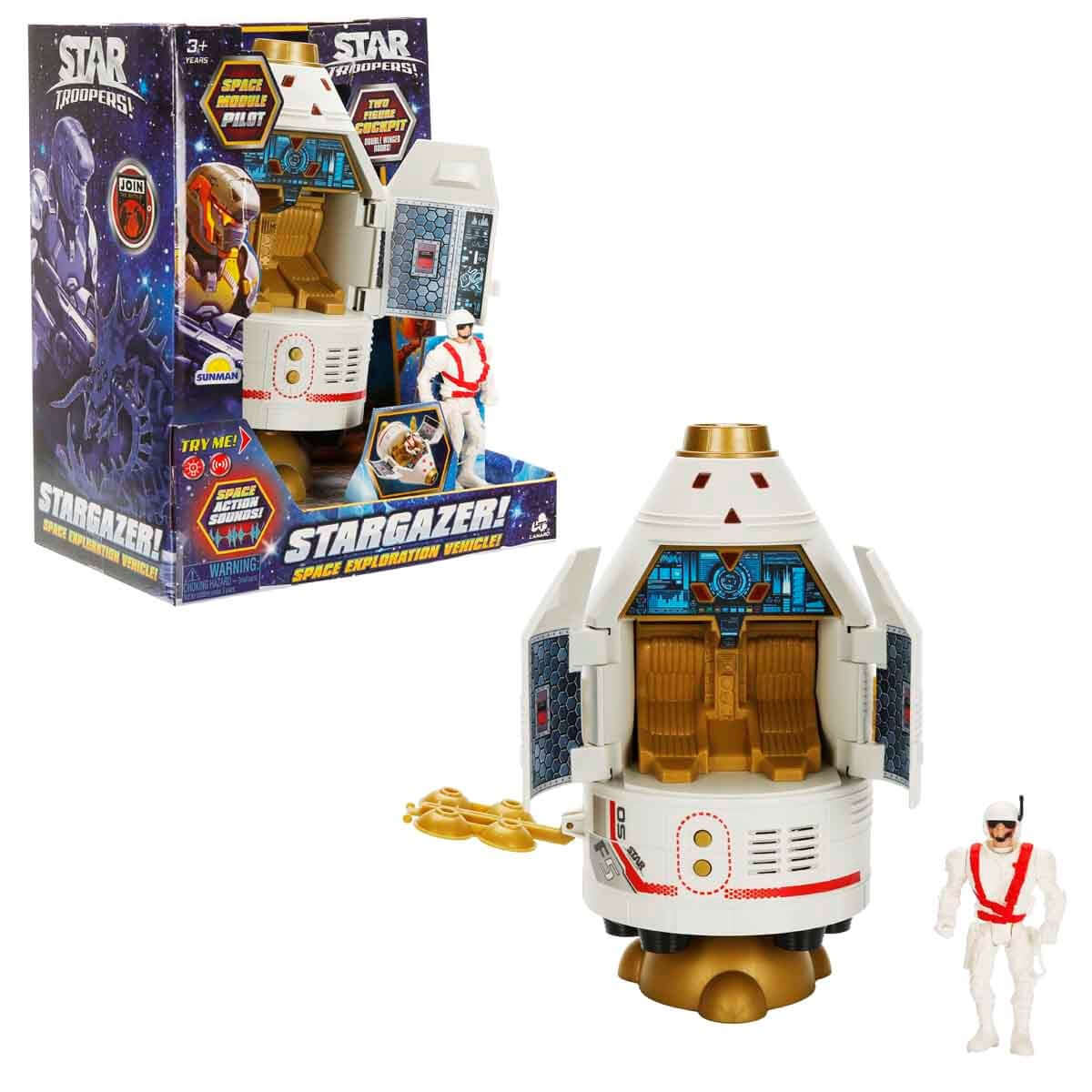 Star Troopers Sesli ve Işıklı Interstellar Uzay Kapsülü