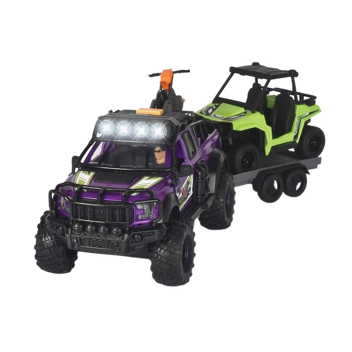 Dickie Sesli ve Işıklı Country Offroad Parkur Araç Seti