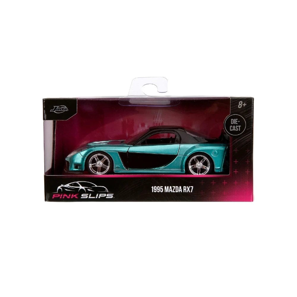 Jada 1:32 Pink Slips 1995 Mazda RX7 Model Araba | Çocuklar ve Yetişkinler İçin