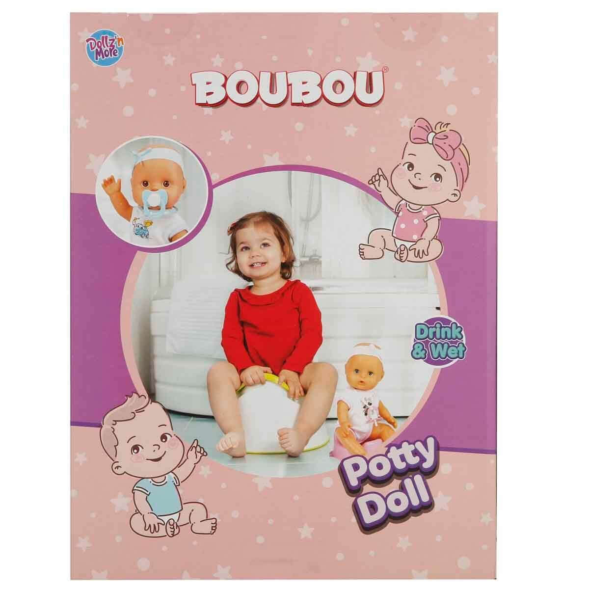Dollz n More Boubou Altını Islatan Konuşan Bebek 30 Cm Mavi
