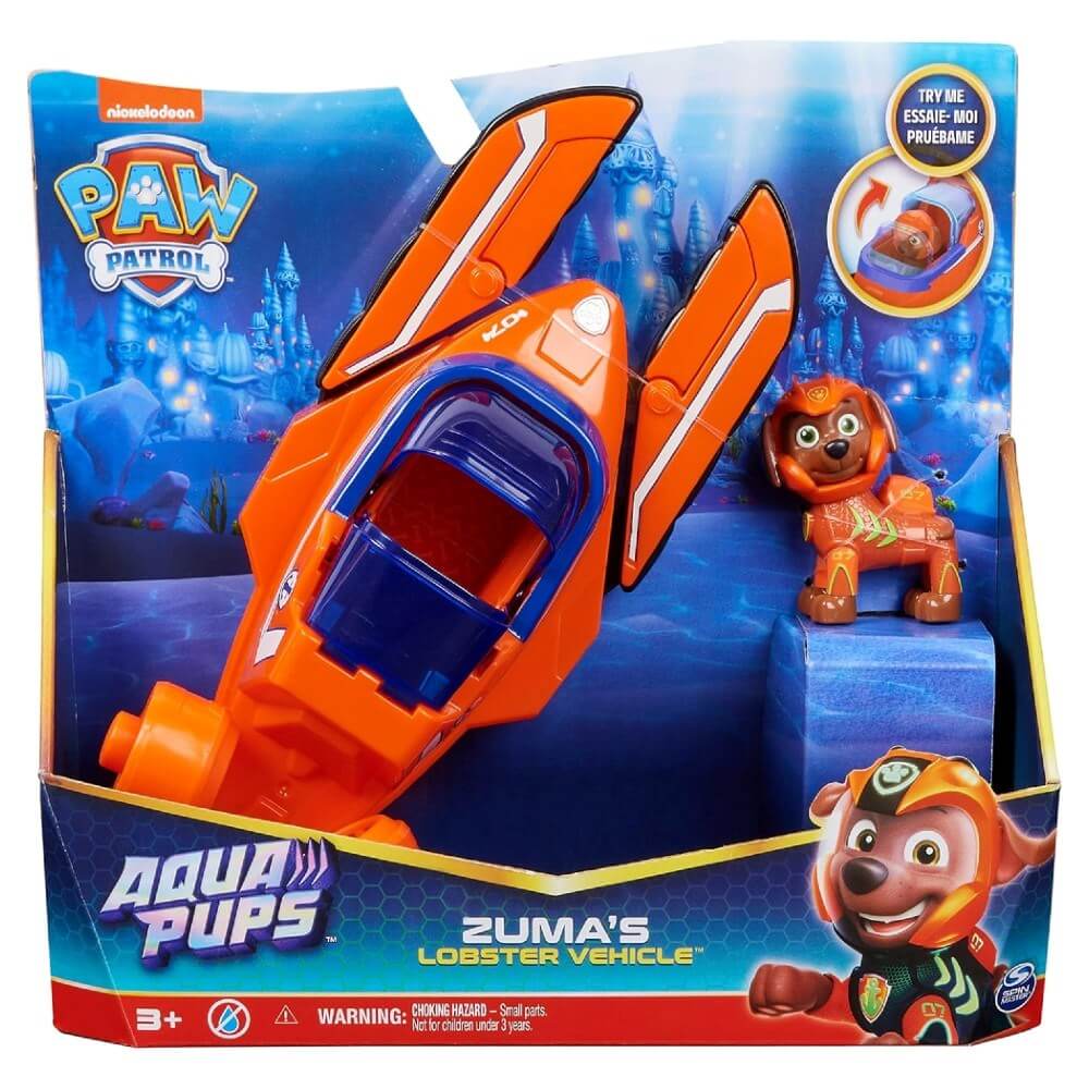Paw Patrol Aqua Pups Temalı Araçlar Zuma 6065229-05 778988435571 Spin Master Roket Oyuncak