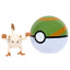 Pokemon Clip 'N' Go Mankey & Nest Ball