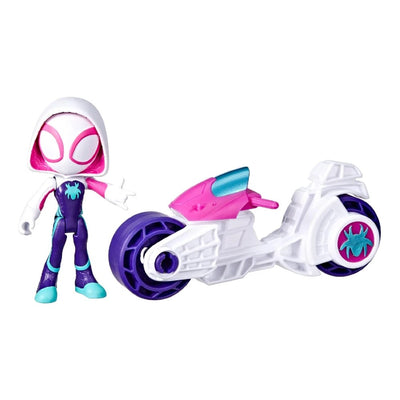 Spidey And His Amazing Friends Motosiklet ve Figür Ghost-Spider