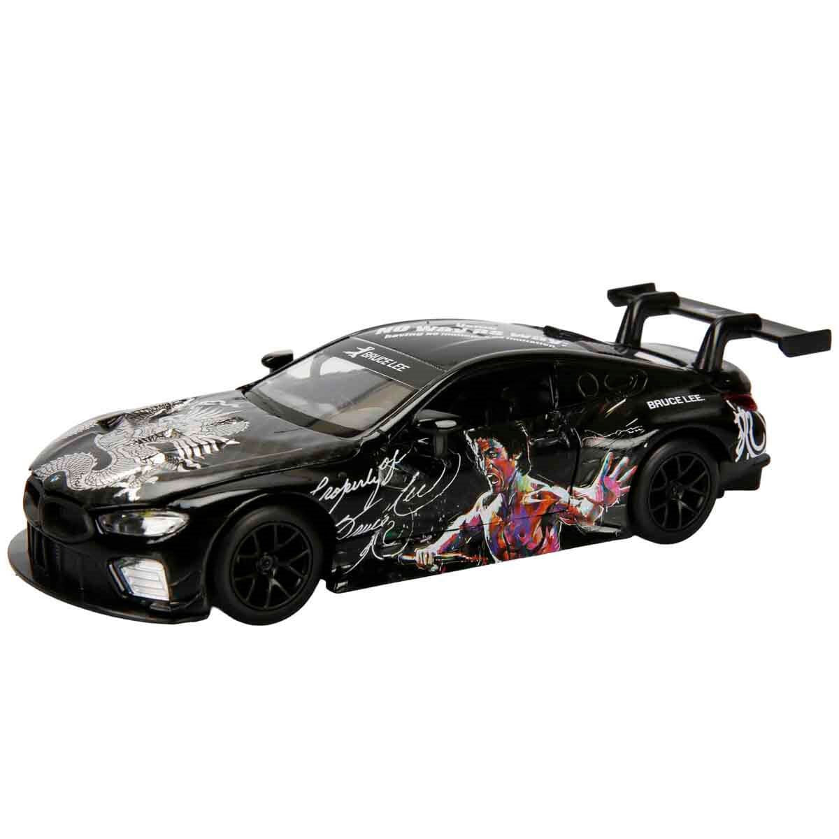 RMZ Hobby Sesli ve Işıklı Model Araba Bruce Lee Bmw M8 GTE Siyah