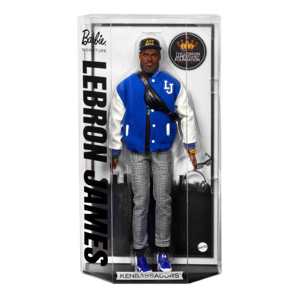 Barbie Signature LeBron James Kenbassadors Koleksiyon Bebek: 23 Numara Ceketli, Aksesuarlı ve 33 cm Boyutunda Premium Figür