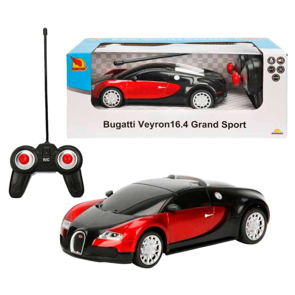 Suncon Uzaktan Kumandalı Işıklı Bugatti Veyron Kırmızı