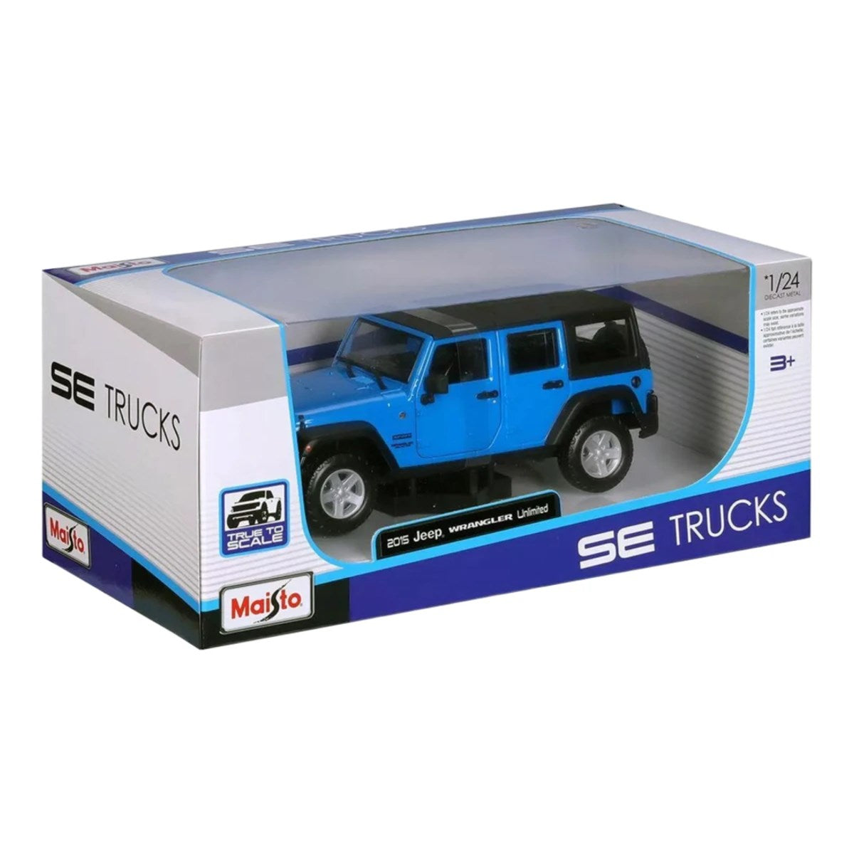Maisto Se Trucks 15 Jeep Wrangler Unlimited Model Araba Mavi