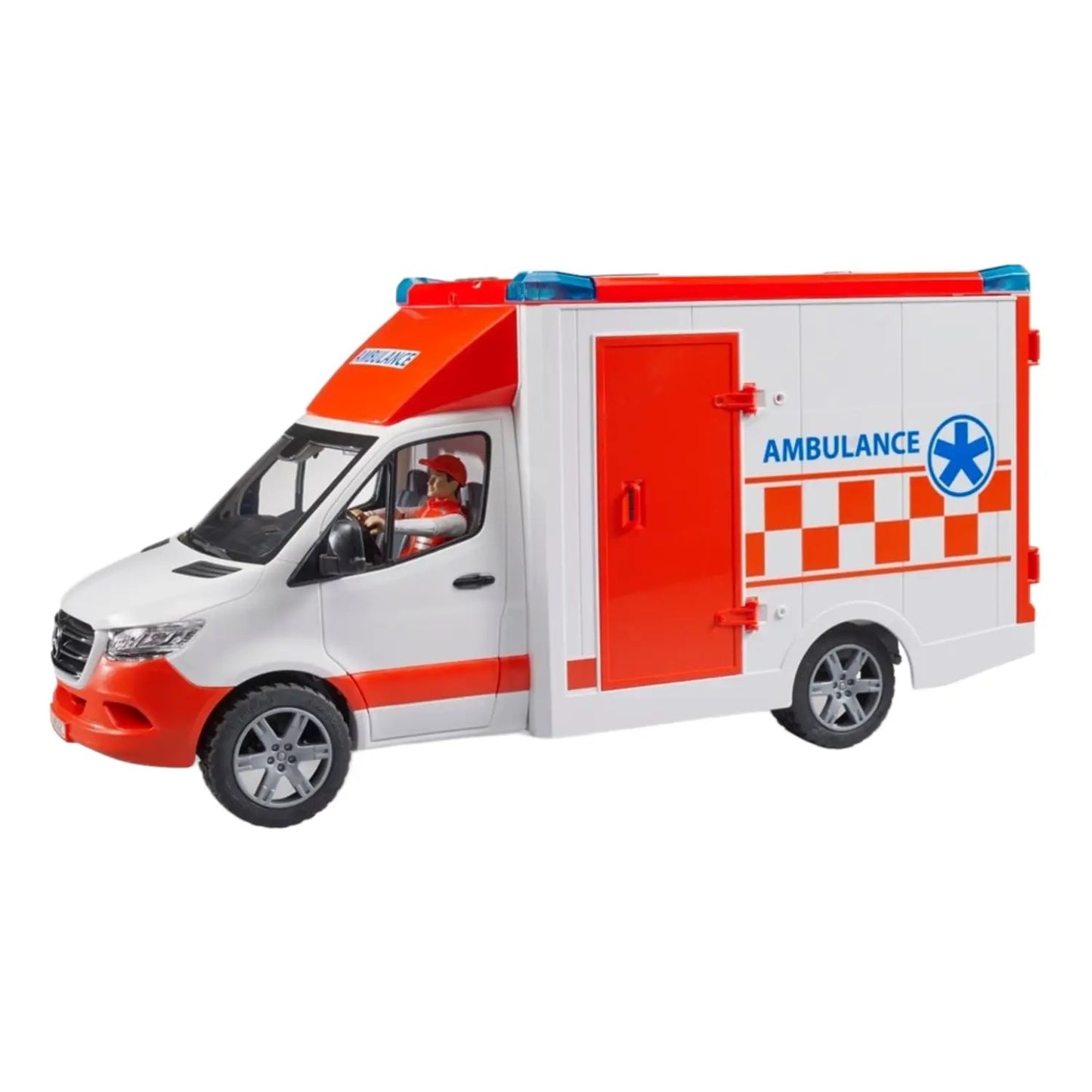 Bruder MB Sprinter Sirenli Ambulans ve Ekibi BR02676
