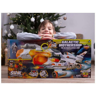 Star Troopers Sesli ve Işıklı Büyük Galaktik Ana Gemi