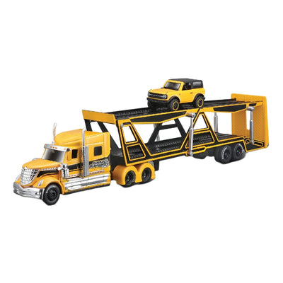 Maisto Design Seri Taşıyıcı Tırlar LoneStar & '21 Ford Bronco