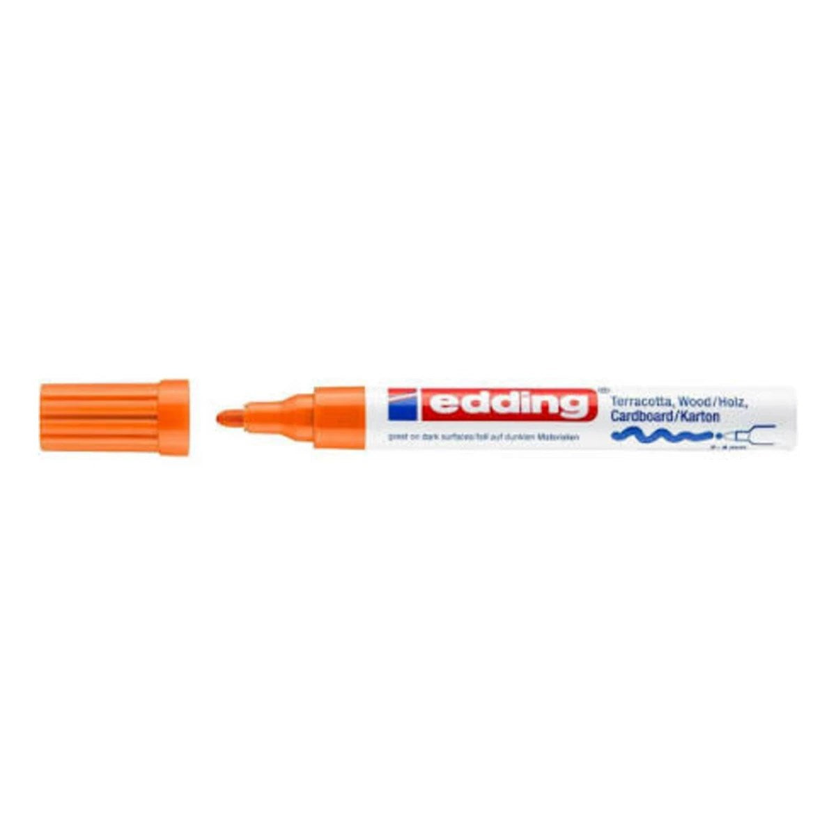 Edding 4000 Dekorasyon Kalemi Turuncu (2-4 mm Yuvarlak Uç)