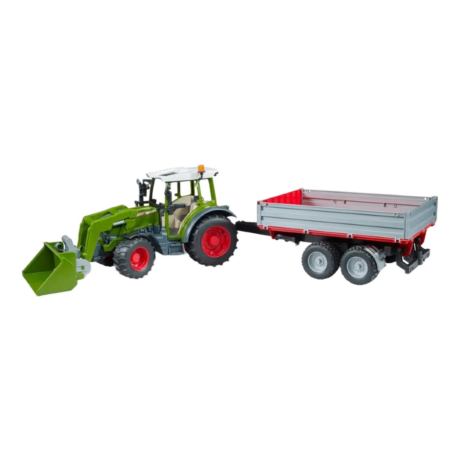Bruder Fendt Vario 211 Kepçeli Traktör & Römork BR02182