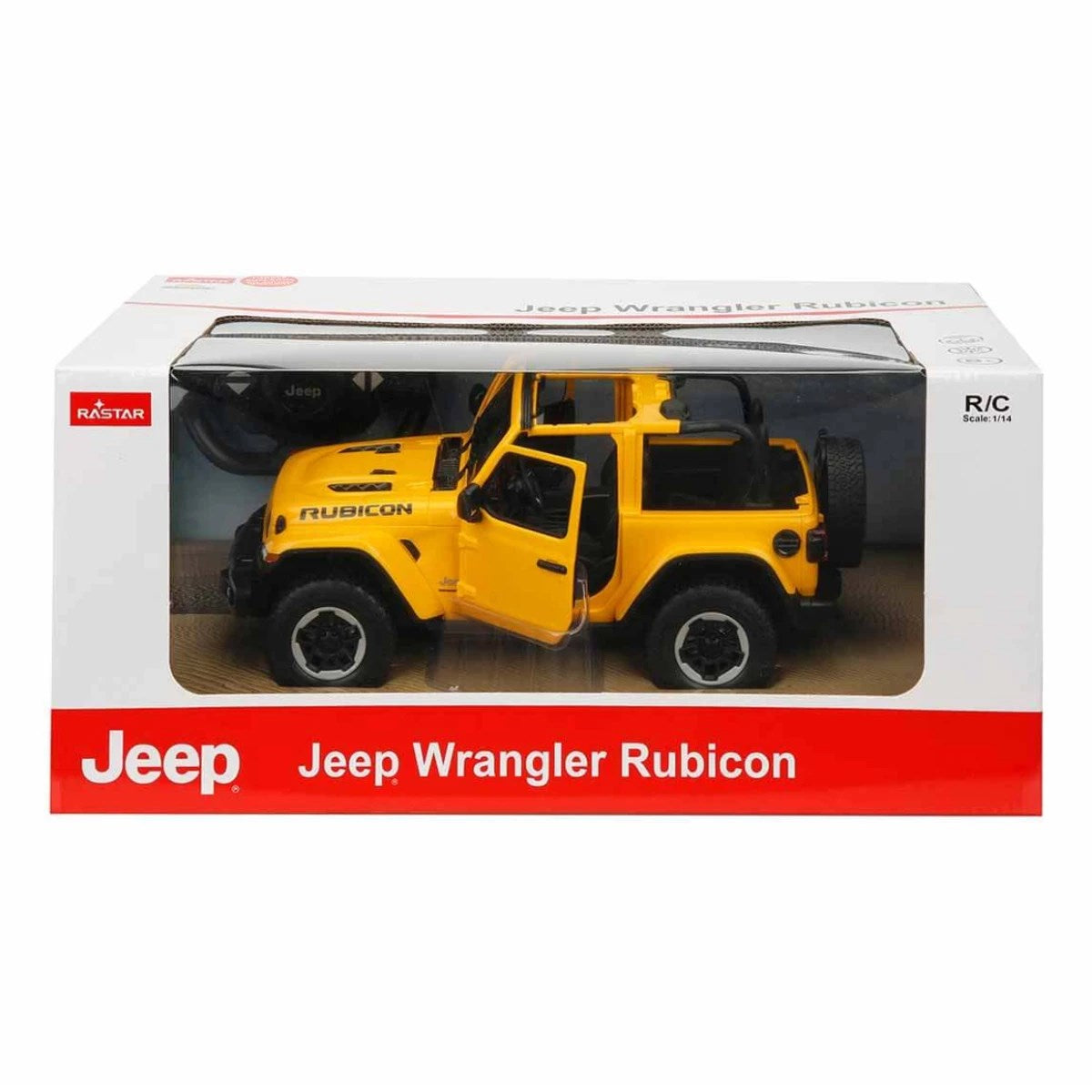 Rastar Jeep Wrangler Rubicon Uzaktan Kumandalı Araba Sarı