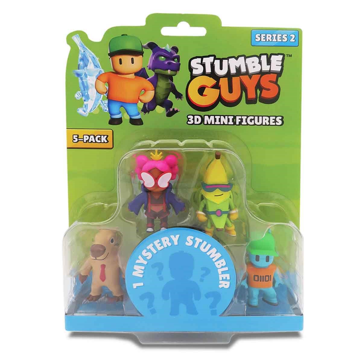 Stumble Guys 5’li Mini Figür Seti S2 Capybara 3D figürler ile eğlence dolu oyun deneyimi.