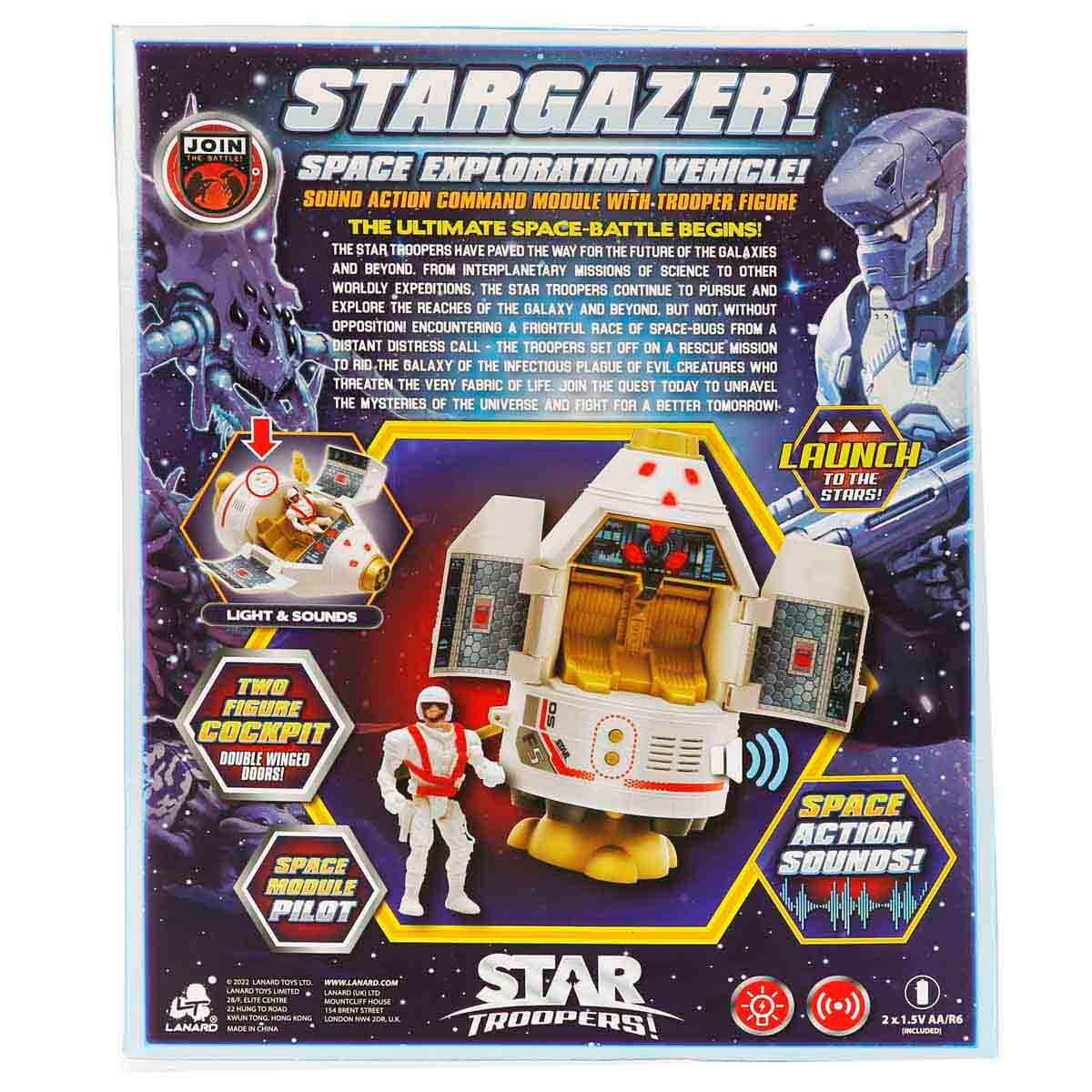 Star Troopers Sesli ve Işıklı Interstellar Uzay Kapsülü