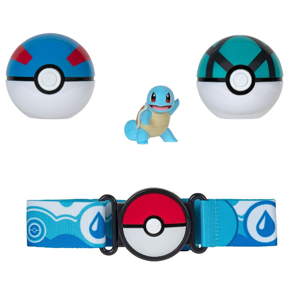 Pokemon Clip N Go Pokeball Kemer ve Figür Seti Squirtle PKW3161