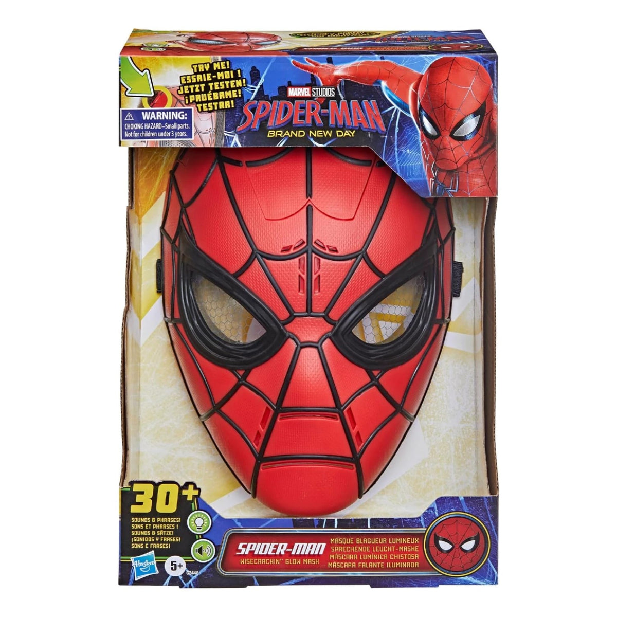 Marvel Spider-Man Wisecrackin’ Glow Işıklı ve Sesli Elektronik Maske