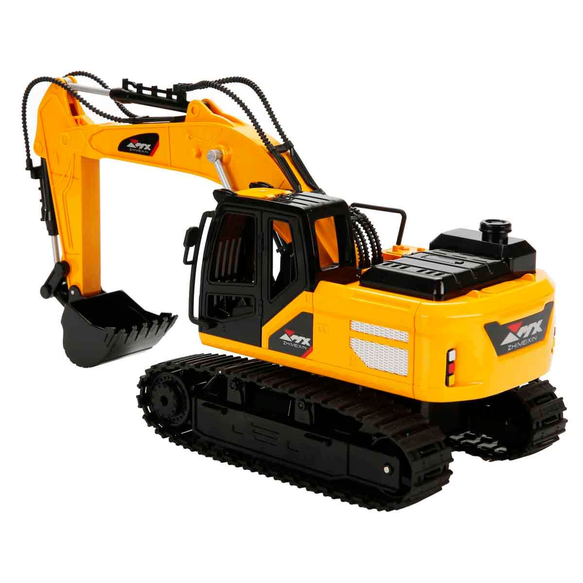 Mx 1:18 Işıklı USB Şarjlı Uzaktan Kumandalı 5 Kanal Ekskavatör