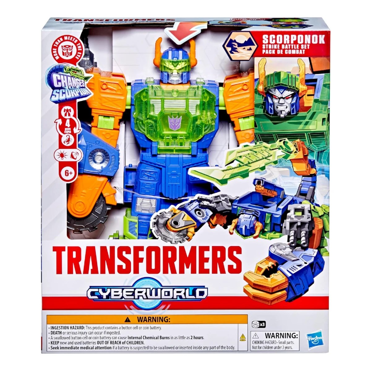 Transformers Cyberworld Scorponok Strike Savaş Seti