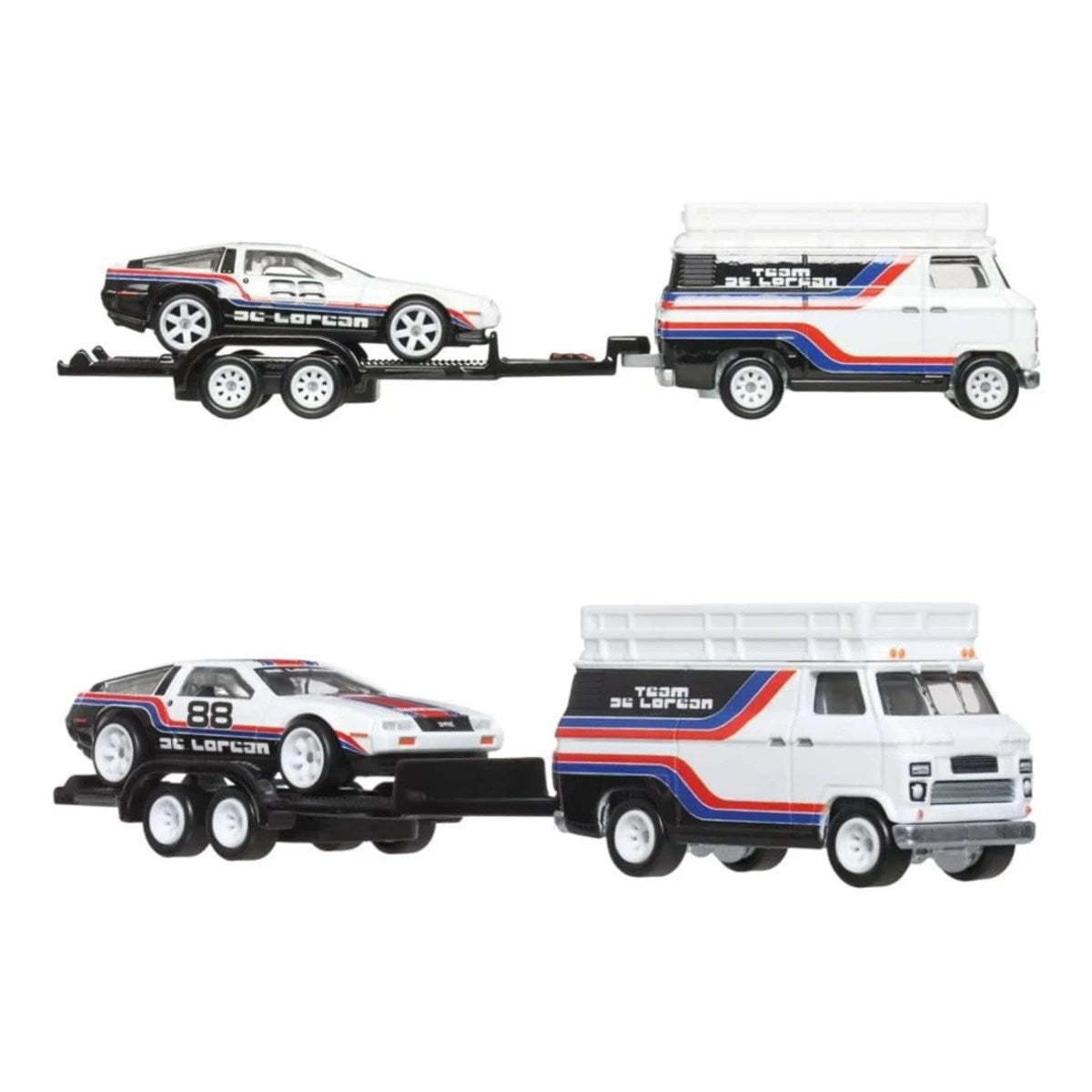 Hot Wheels Premium Team Transport JBM35 Dmc Delorean