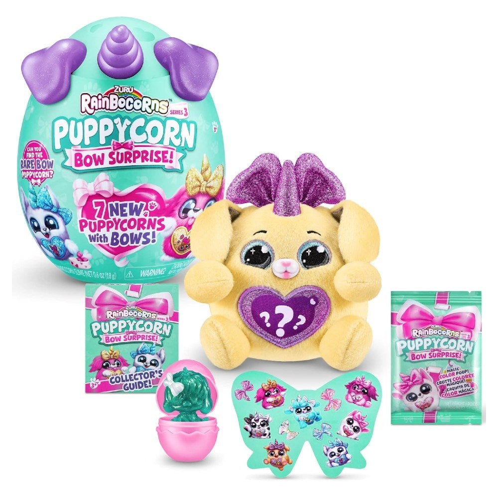 Rainbocorns Puppycorn Bow Sürpriz Paket RAR23000 Sandy