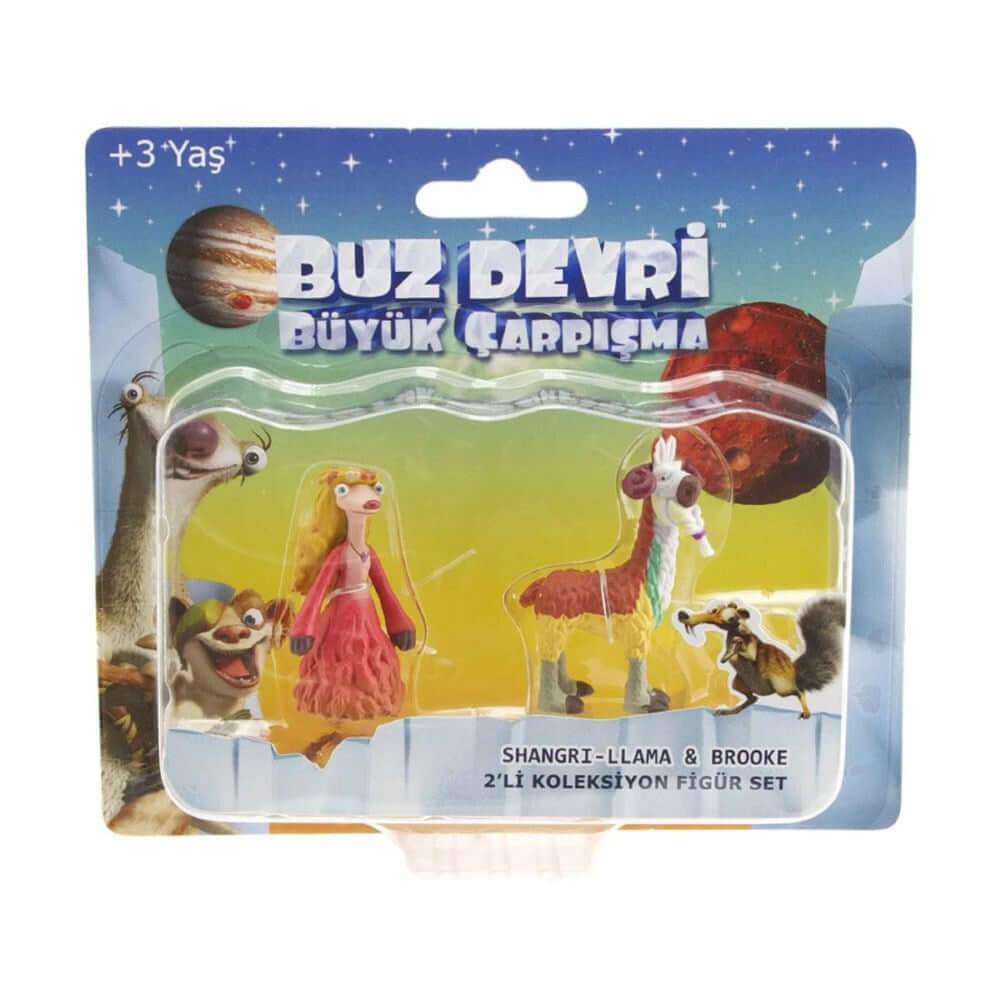 Buz Devri 5 Büyük Çarpışma 2'li Figür Set Shangri ve Brooke