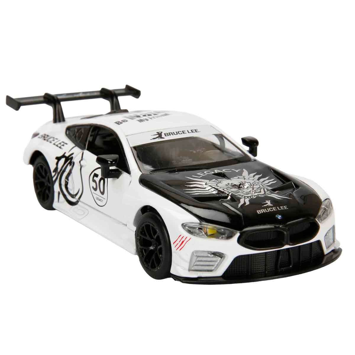 RMZ Hobby Sesli ve Işıklı Model Araba Bruce Lee Bmw M8 GTE Beyaz