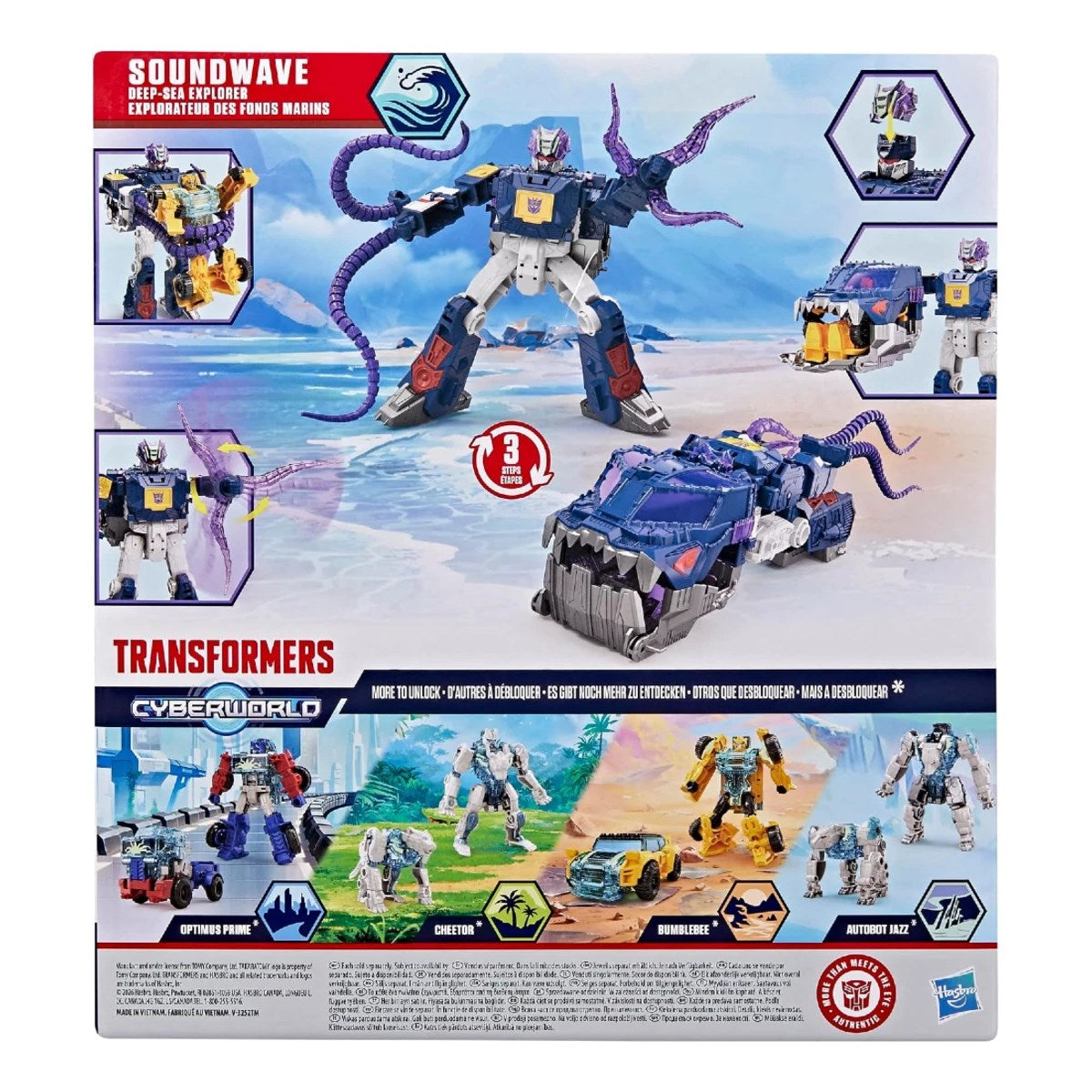 Transformers Cyberworld Soundwave Deep Sea Figürü