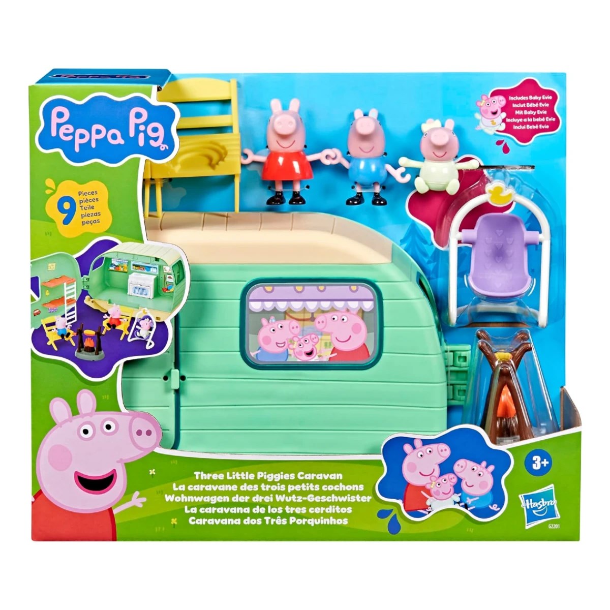 Peppa Pig Three Little Piggies Karavan Oyun Seti