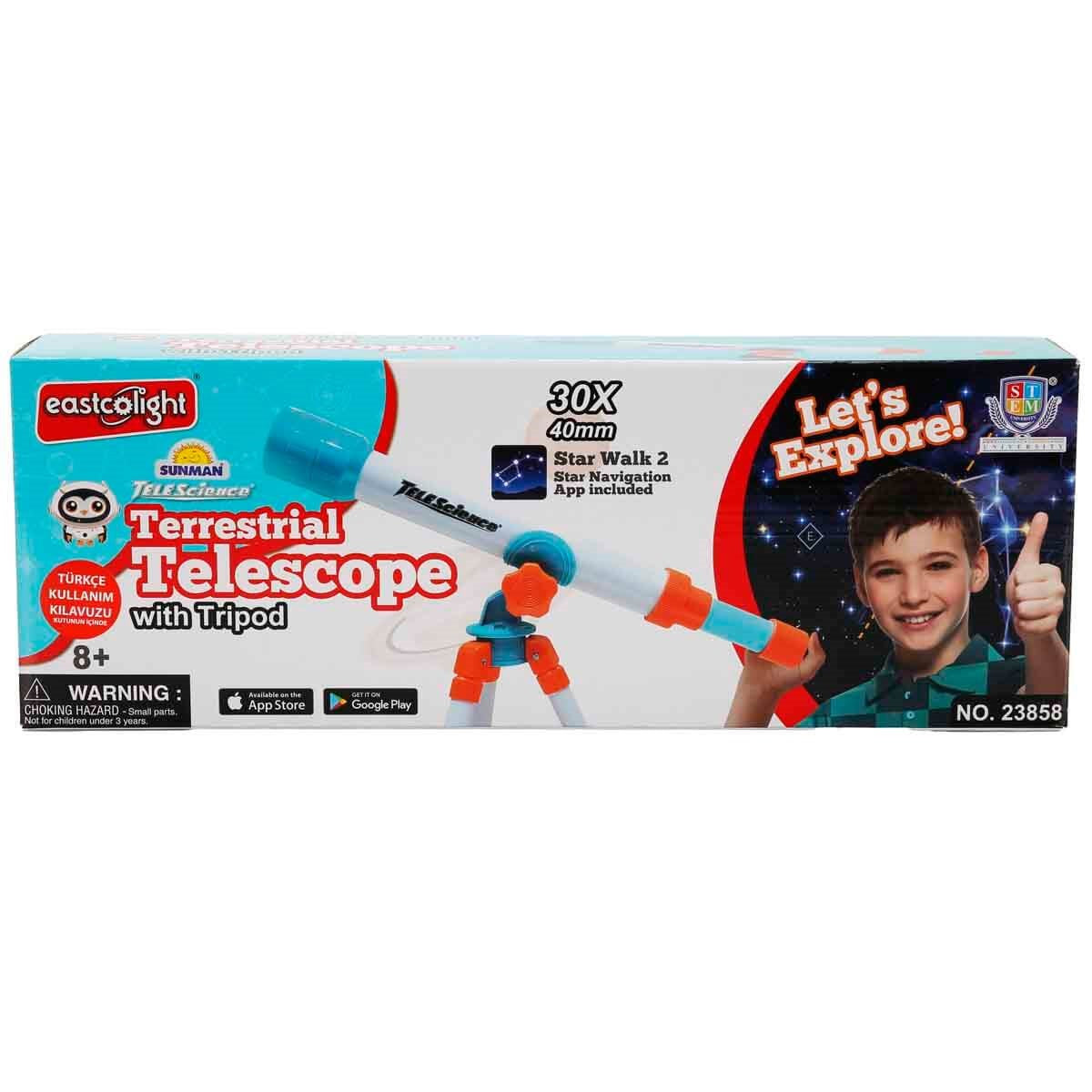 Eastcolight Bilim Seti Ayaklı Karasal Teleskop 30X 40mm