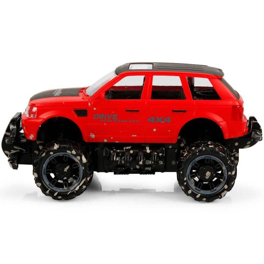 Crazon 4x4 Crazy Off-Road Uzaktan Kumandalı Araba Kırmızı yan görünüm, güçlü ve şık tasarım.