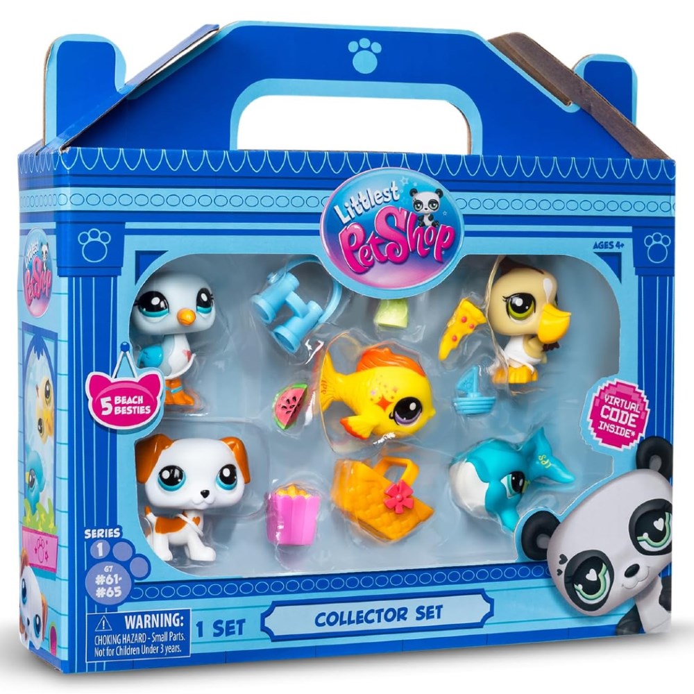 Littlest Pet Shop Minişler 5 li Figür Seti S1 Minişler Tatilde
