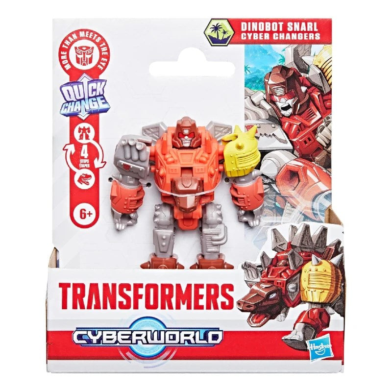 Transformers Cyberworld Cyber Changers Dinobot Snral