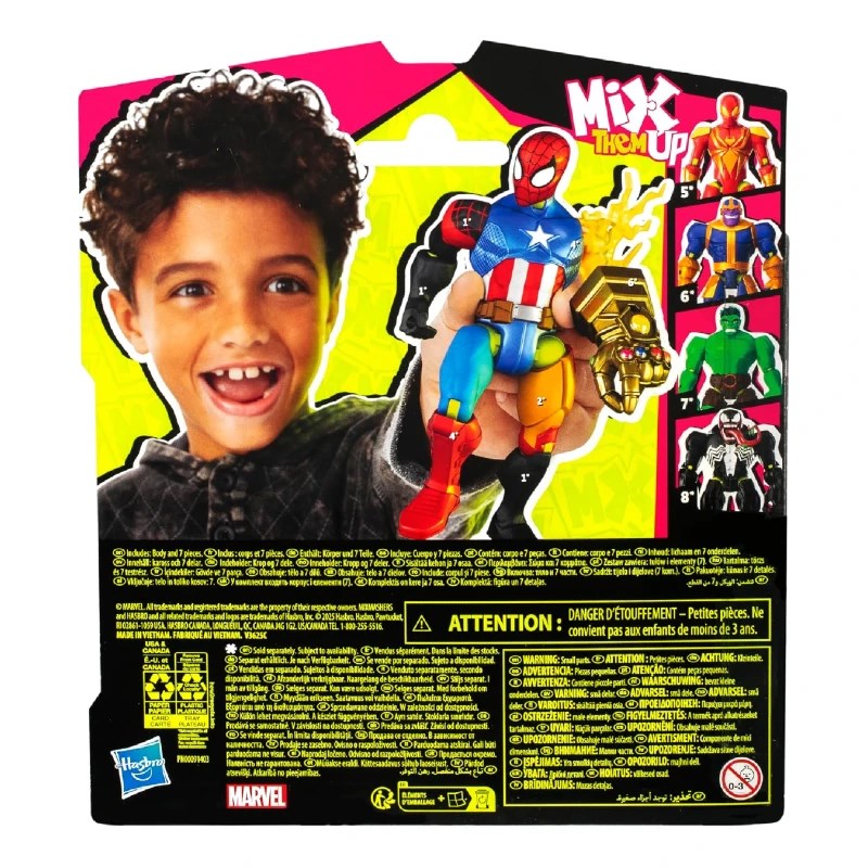 MixMashers Marvel Spider-Man Figür Spiderman