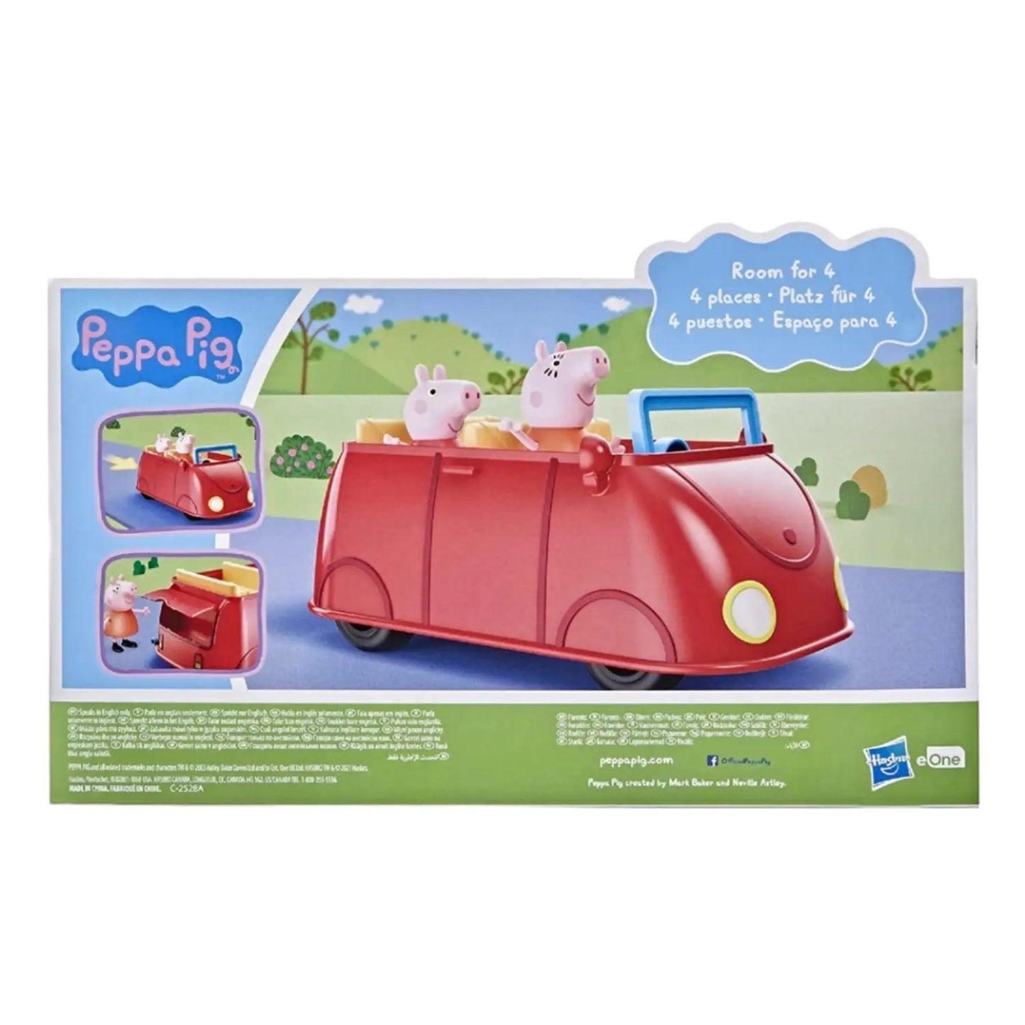 Peppa Pig Peppa'nın Sesli Kırmızı Aile Arabası F2184