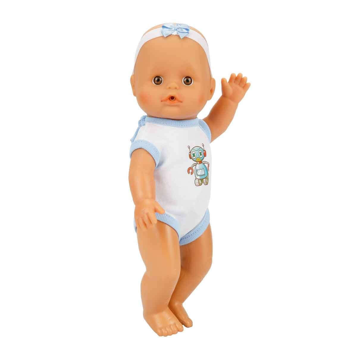 Dollz n More Boubou Altını Islatan Konuşan Bebek 30 Cm Mavi