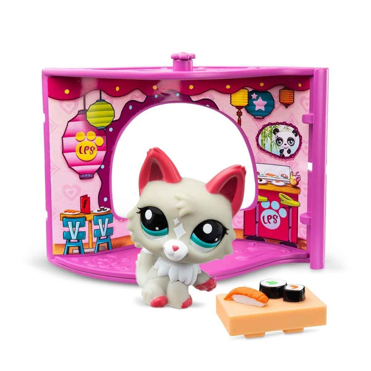 Littlest Pet Shop Miniş ve Temalı Oyun Köşesi #25 Kedi