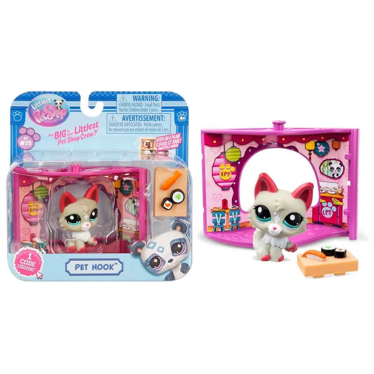 Littlest Pet Shop Miniş ve Temalı Oyun Köşesi #25 Kedi