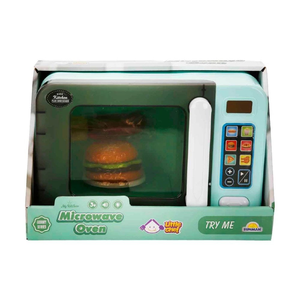Little Chef Ev Aletleri Oyuncak Mikrodalga Fırın Işıklı ve Sesli