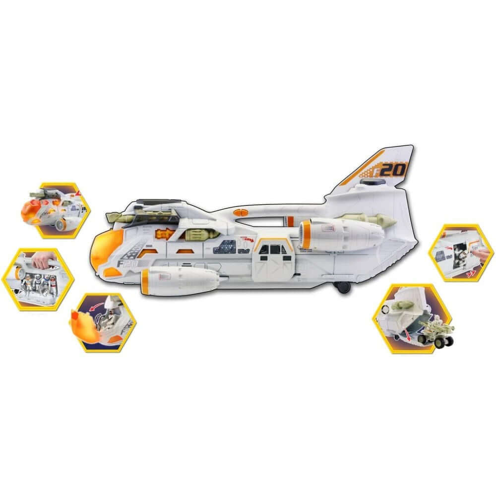 Star Troopers Sesli ve Işıklı Büyük Galaktik Ana Gemi